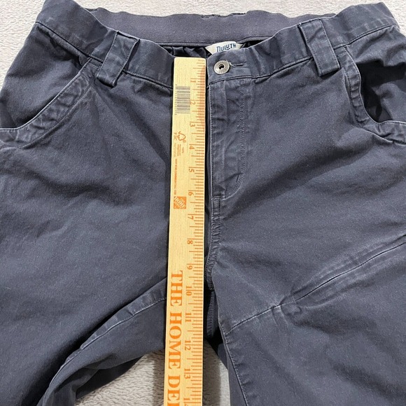 Duluth Trading Pants Women's 12 Cropped Elastic Waist Gray‎ Stretch - Picture 7 of 9